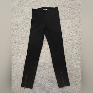 Helmut Lang Black Zippered Leggings Size XS